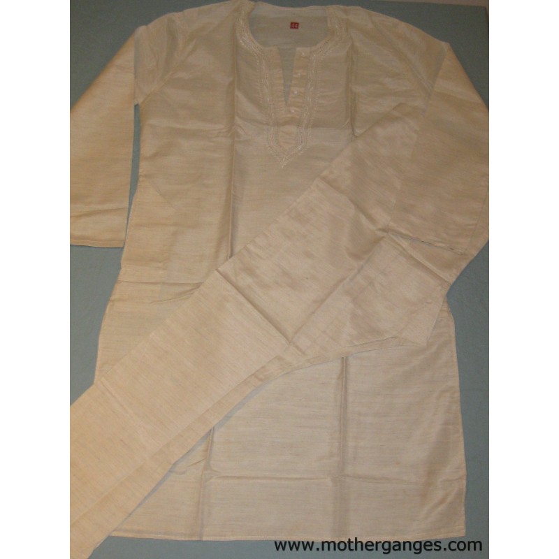 Conjunto kurta y pantalón hombre